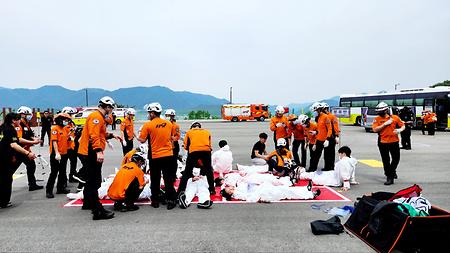 다수사상자 재난 훈련